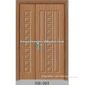 newest confortable main wooden double pvc door designs